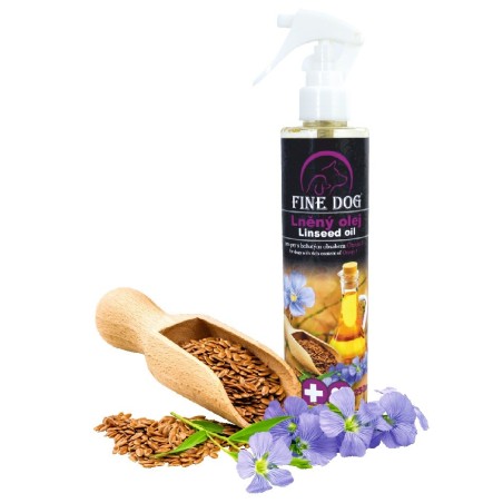 Fine Dog linaseemneõli spray koertele ja kassidele 250 ml