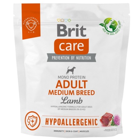 Brit Care Hypoallergenic Adult Medium Breed Lamb koeratoit 1kg