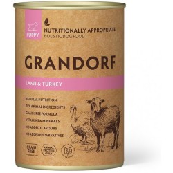 Grandorf lambaliha ja kalkuniliha konserv kutsikatele 6x400g