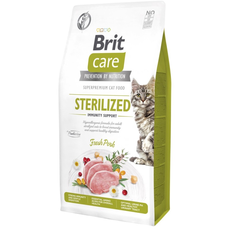 Brit Care Cat Grain-Free Sterilized Immunity Support kassitoit 7kg