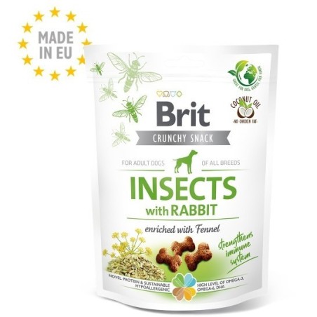 Brit Care Insects with Rabbit närimismaius koertele 200g