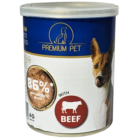 Premium Pet lihapasteet veiselihaga koerale 360g