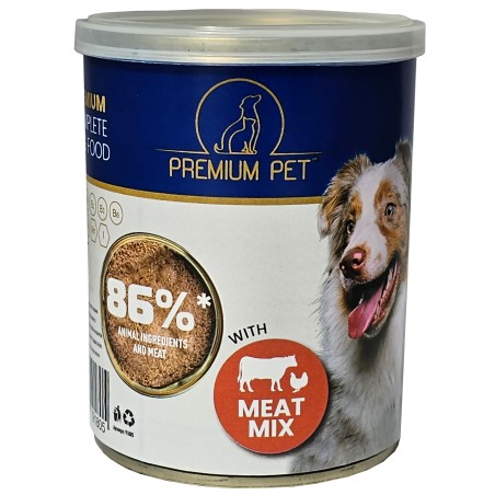 Premium Pet lihapasteet Meat Mix koerale 360g