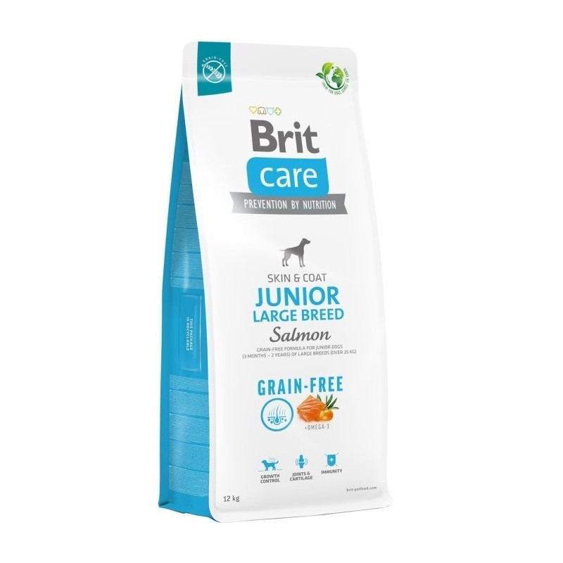 Brit Care Grain-Free Junior Large Breed Salmon koeratoit 12kg