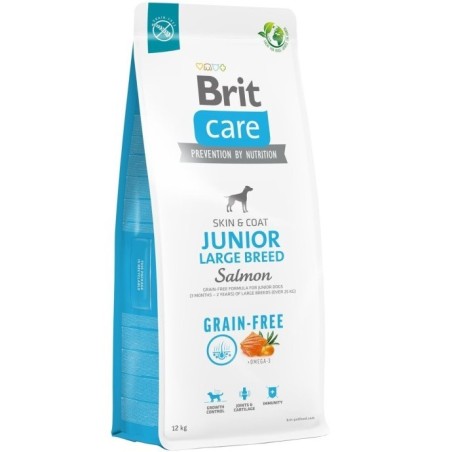 Brit Care Grain-Free Junior Large Breed Salmon koeratoit 12kg