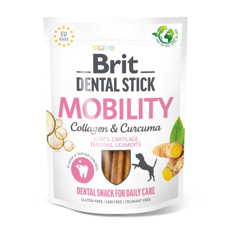 Brit Dental Stick Mobility närimispulgad koertele 7tk 251g