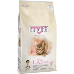 BONACIBO CAT Adult Light&Sterilized kanaliha ja anšoovistega kassitoit 5kg