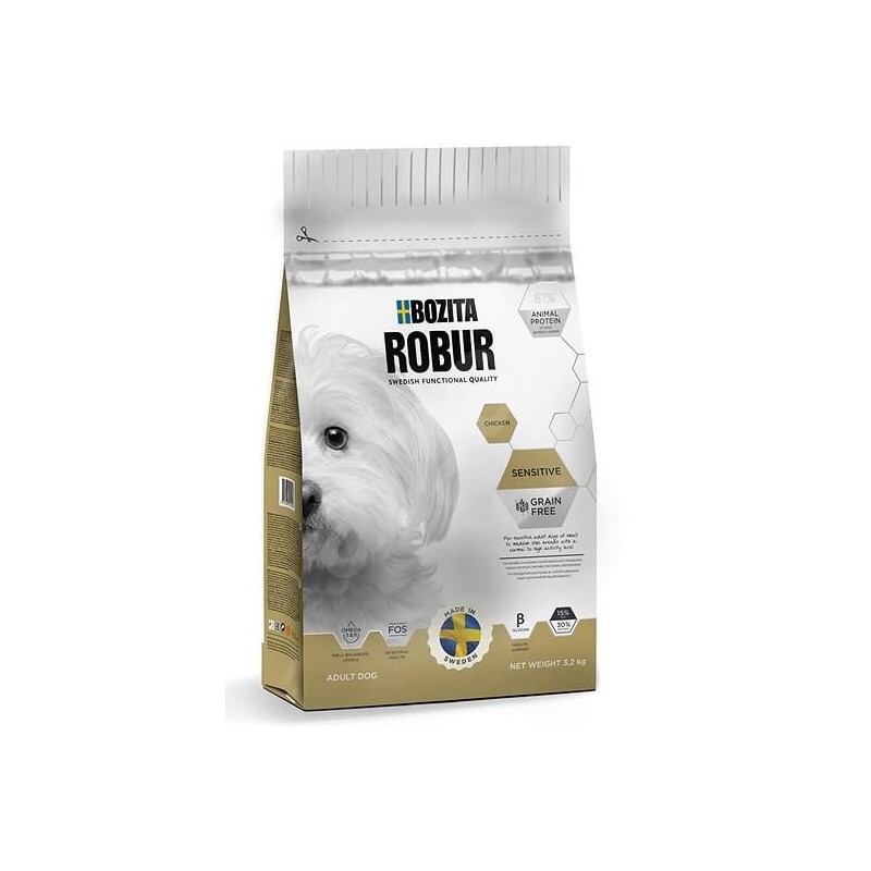 Bozita Robur Sensitive Grain Free Chicken koeratoit 3,2kg