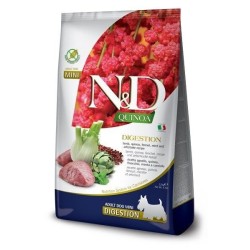 Farmina N&D Quinoa Digestion Mini kuivtoit koerale lambaliha ja fenkoliga 2,5kg