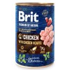 Brit Premium by Nature konserv Chicken with Hearts koertele 400g