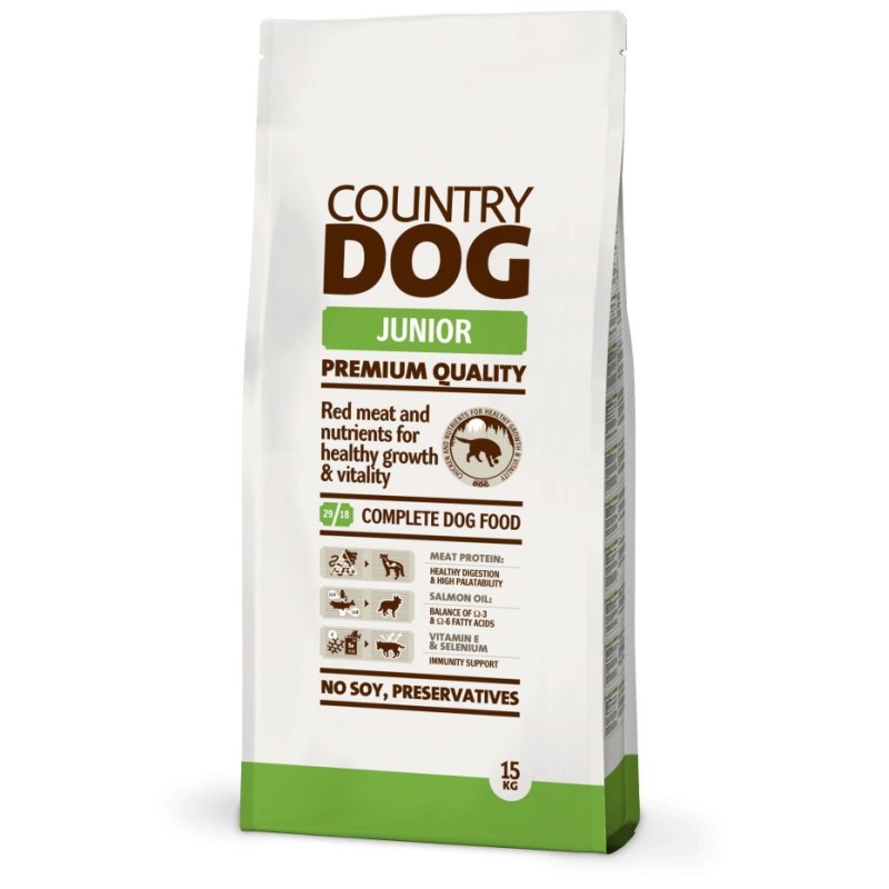 Country Dog Junior koeratoit kutsikatele 15kg