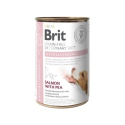 Brit Veterinary Diet Hypoallergenic konserv koertele 400g