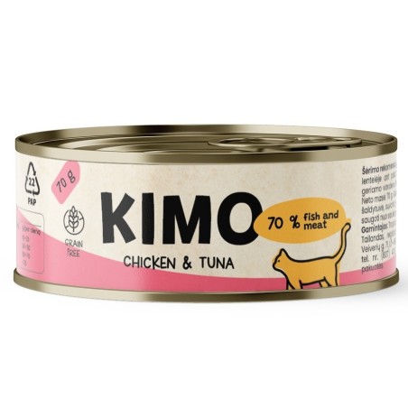 Kimo Chicken & Tuna konserv kassidele 70g