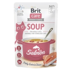 Brit Care Soup with Salmon...