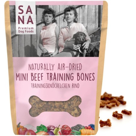 SanaDog Mini Beef Bones treeningmaius veiselihast 100g