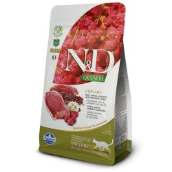 Farmina N&D Quinoa Urinary kuivtoit kassile pardiliha ja jõhvikatega 5kg