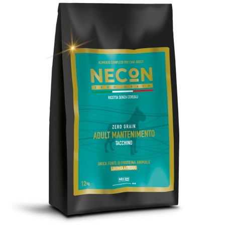 Necon Maintenance kalkuni, herne ja põldoaga teraviljavaba monoproteiin täissööt koerale 12kg