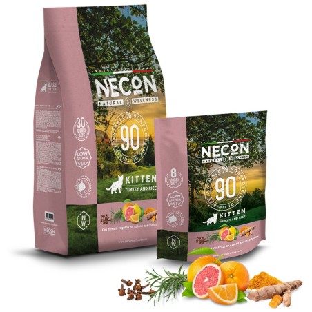 Necon Kitten kalkuni ja riisiga täissööt kassipojale 10kg