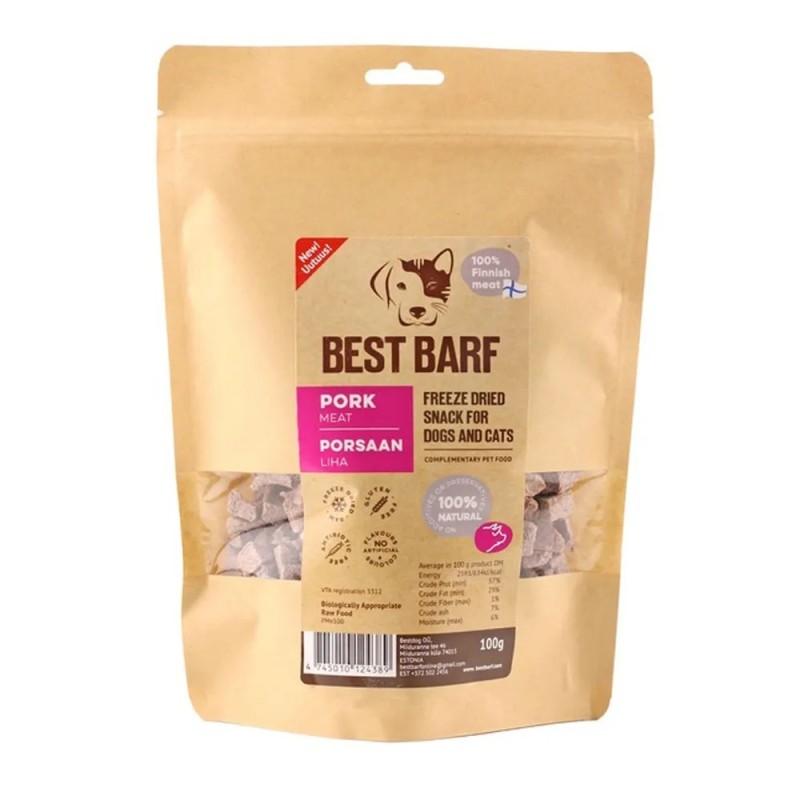 Best Barf külmkuivatatud maius, sealiha 100 g