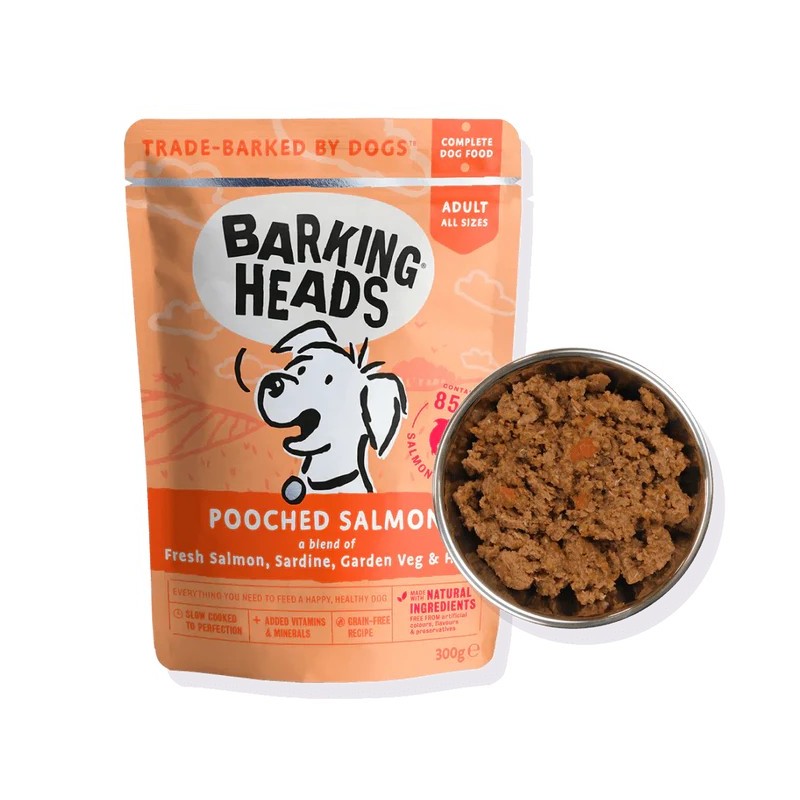 Barking Heads Pooched Salmon koera einekotike lõhega 300 g
