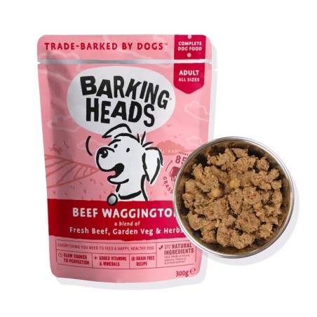 Barking Heads Beef Waggington einekotike, 300 g