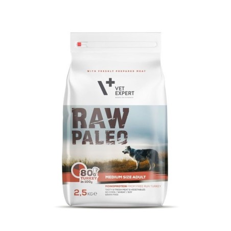 Raw Paleo täissööt kalkuniga keskmist kasvu koerale 2,5kg