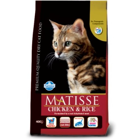 Farmina N&D Matisse kuivtoit kassile kana ja riisiga 400g