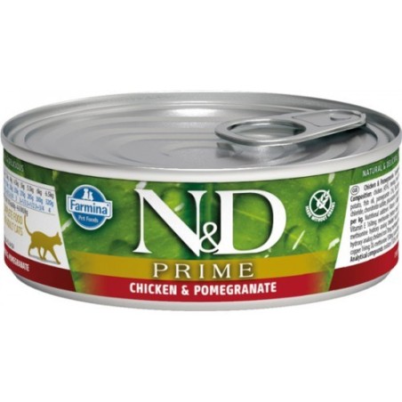 Farmina N&D konserv kassile Prime kana ja granaatõunaga 6x70g
