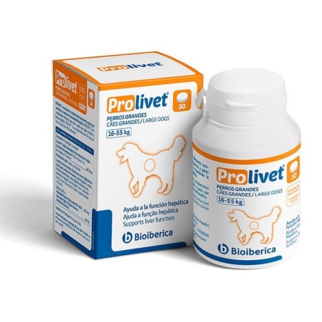 Bioiberica Prolivet tabletid suurele koerale maksafunktsiooni toetamiseks 30 tabletti