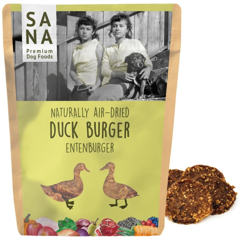 SanaDog õhk-kuivatatud maius pardilihaga 100g