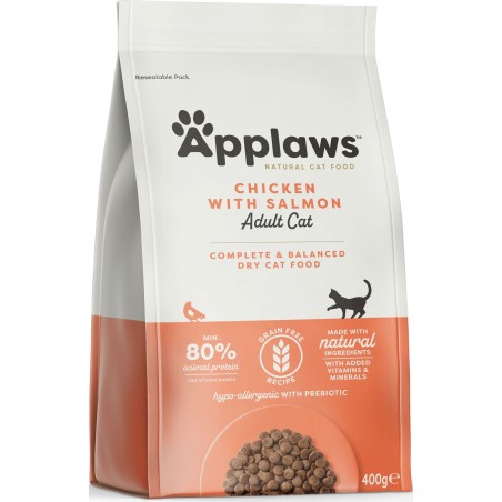 Applaws kuivtoit kassidele, kana ja lõhega, 400g