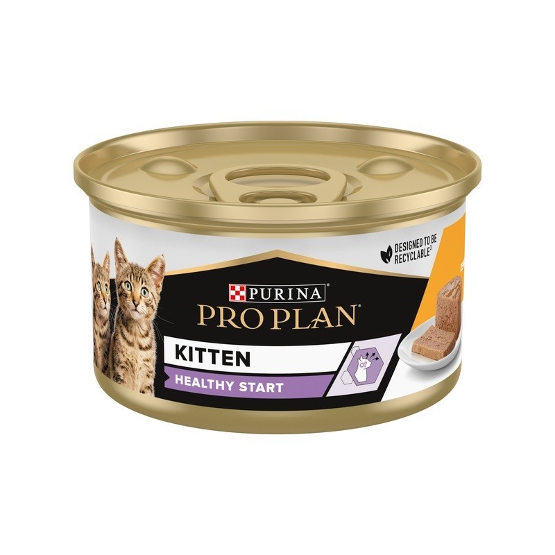 Purina Pro Plan Kitten pasteet kassile kanaga 85g