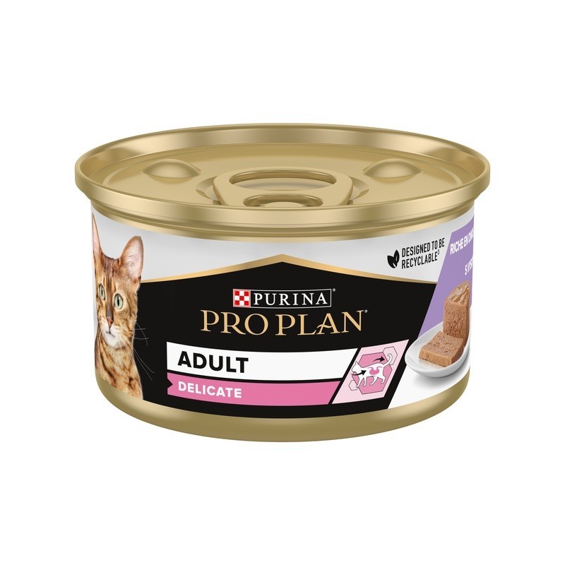 Purina Pro Plan Delicate pasteet kassile kalkuniga 85g