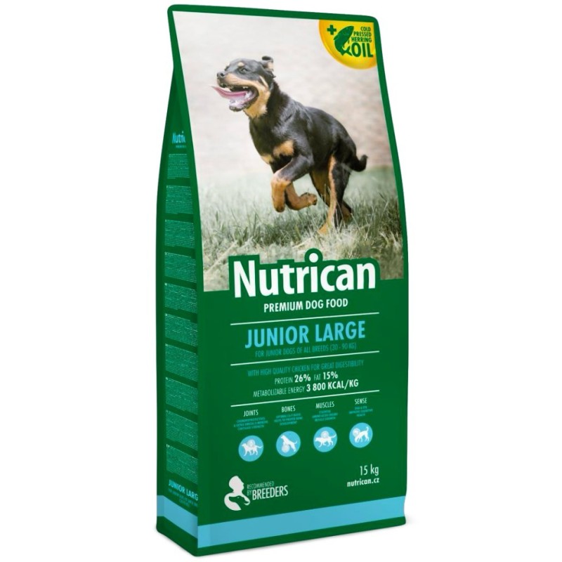 Nutrican Junior Large koeratoit 15kg