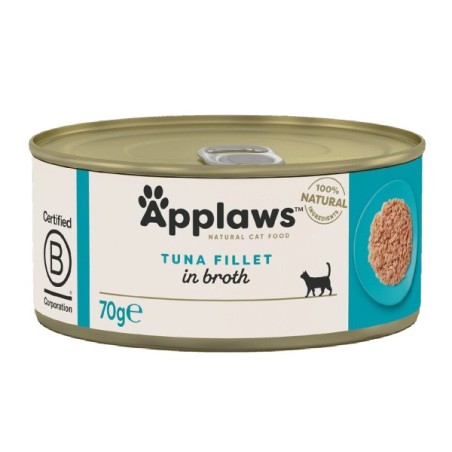 Applaws konserv kassidele, tuunikalaga, 70g