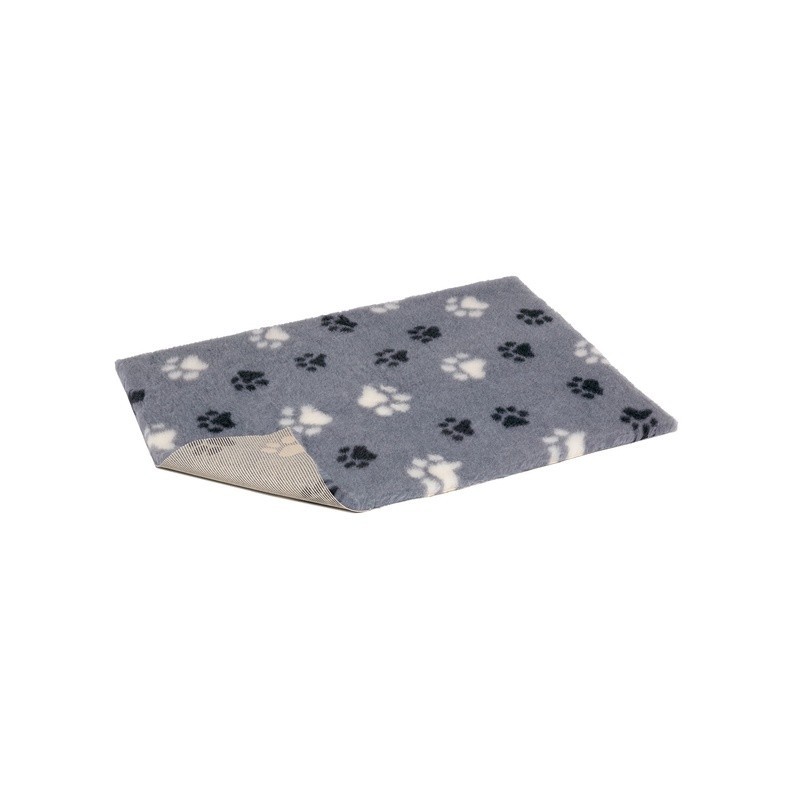 VetBed Duo Paws libisemisvastane matt 150x100cm hall-valge-must