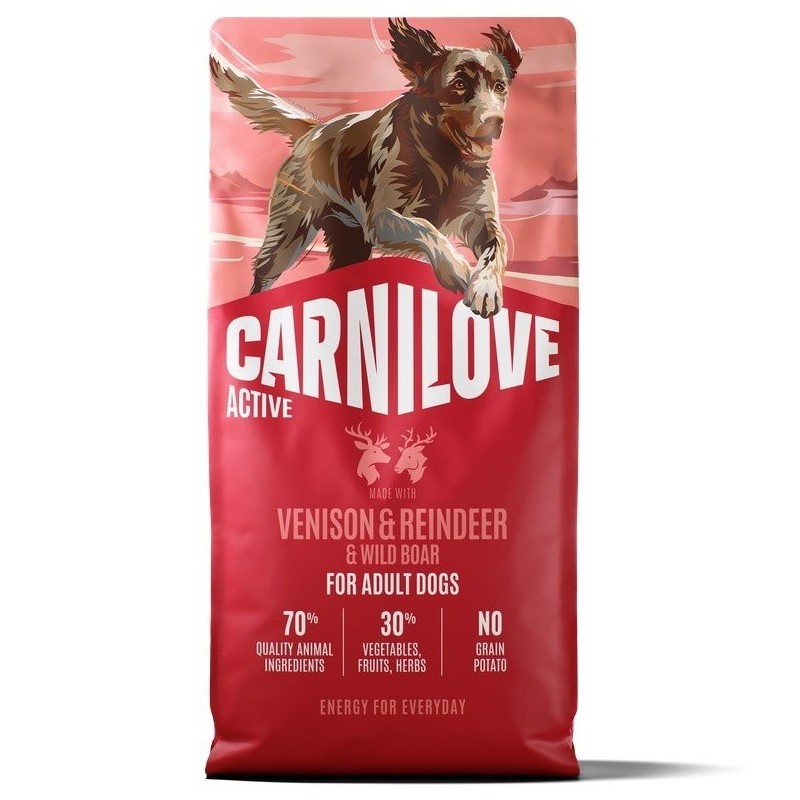 Carnilove Active Venison & Reindeer & Wild Boar koeratoit 12kg