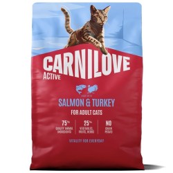 Carnilove Active Salmon & Turkey kassitoit 2kg