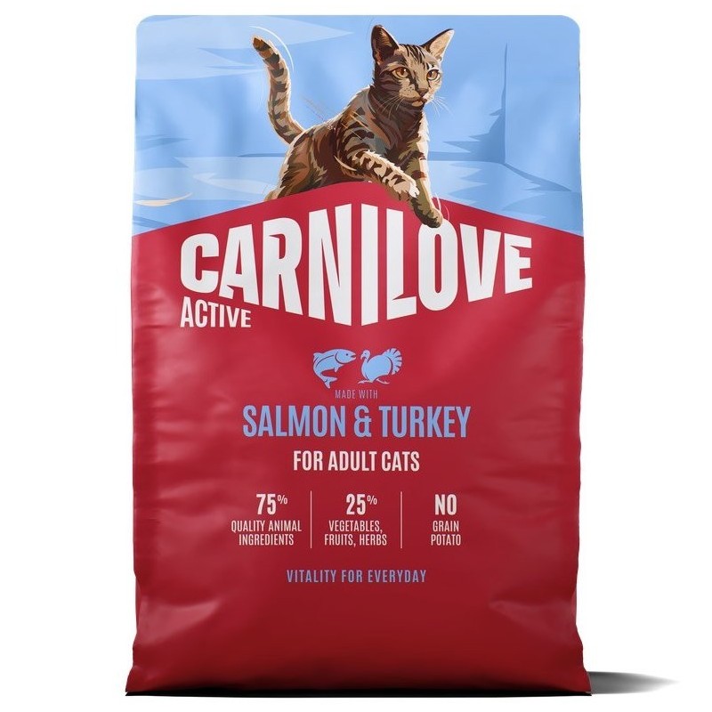 Carnilove Active Salmon & Turkey kassitoit 2kg