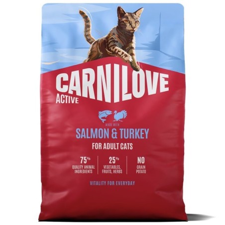Carnilove Active Salmon & Turkey kassitoit 2kg