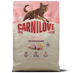 Carnilove True Fresh Turkey kuivtoit steriliseeritud kassile 2kg