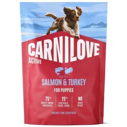Carnilove Active Salmon & Turkey Puppy koeratoit 1,5kg