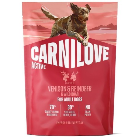 Carnilove Active Venison & Reindeer & Wild Boar koeratoit 1,5kg