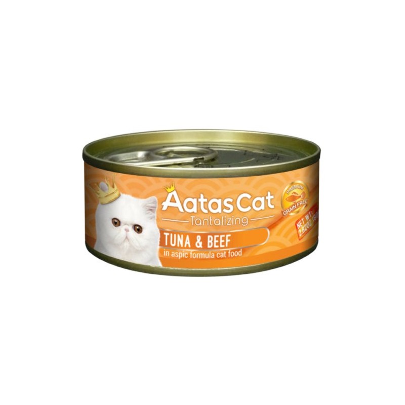 Aatas Cat Tantalizing Tuna & Beef konserv kassidele 80g