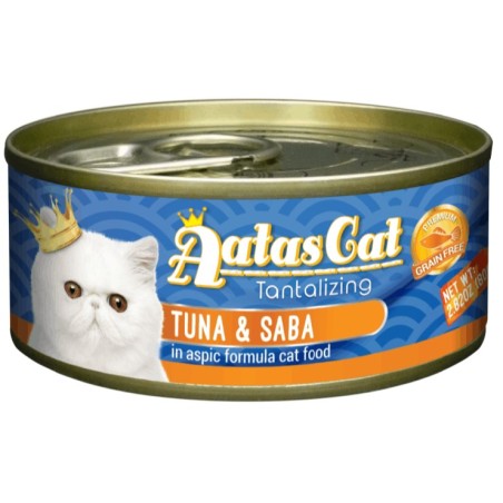 Aatas Cat Tantalizing Tuna & Saba konserv kassile 80g