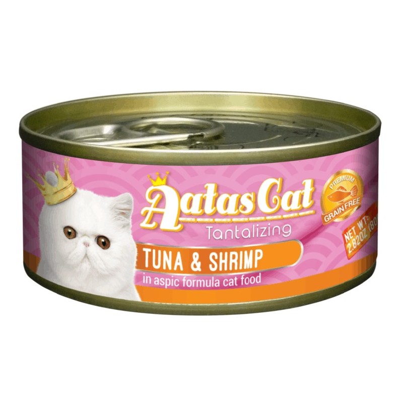 Aatas Cat Tantalizing Tuna & Shrimp konserv kassile 80g