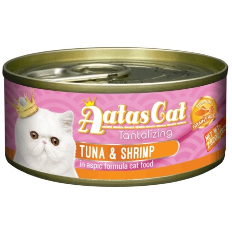 Aatas Cat Tantalizing Tuna & Shrimp konserv kassile 80g