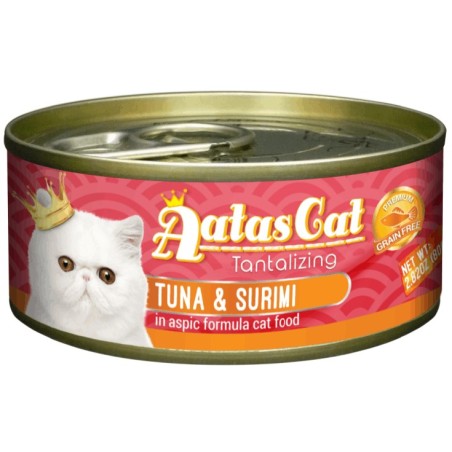 Aatas Cat Tantalizing Tuna & Surimi konserv kassile 80g