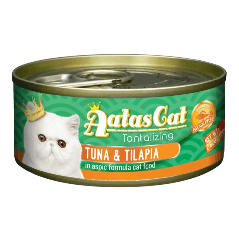 Aatas Cat Tantalizing Tuna & Tilapia konserv kassile 80g