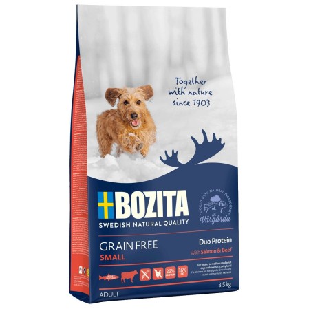 Bozita Grain Free SMALL lõhe ja veiselihaga koeratoit 3,5kg